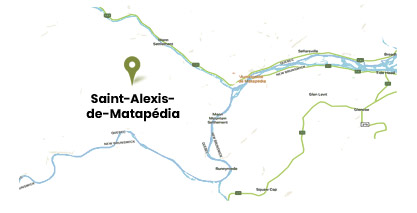 Carte de Saint-Alexis-de-Matapédia