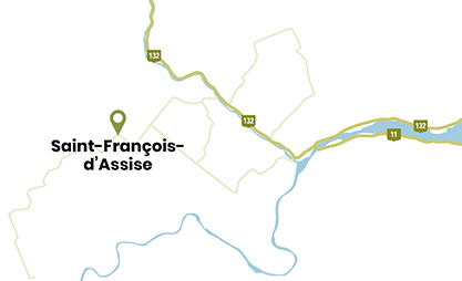 Mini carte Saint-François-d'Assise