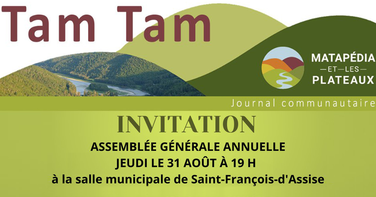 Assemblée générale annuelle / Journal Tam Tam