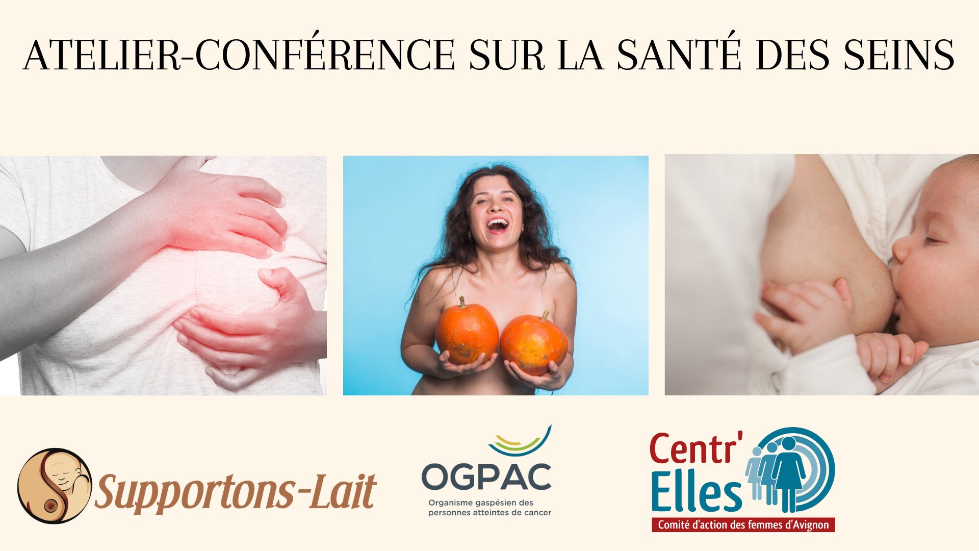 Atelier-conférence sur la santé des seins