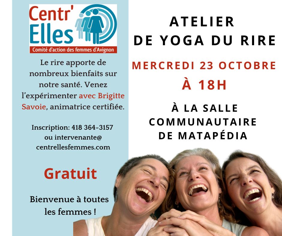 Atelier de yoga du rire