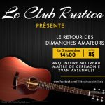 Dimanches Amateurs au Club Rustico