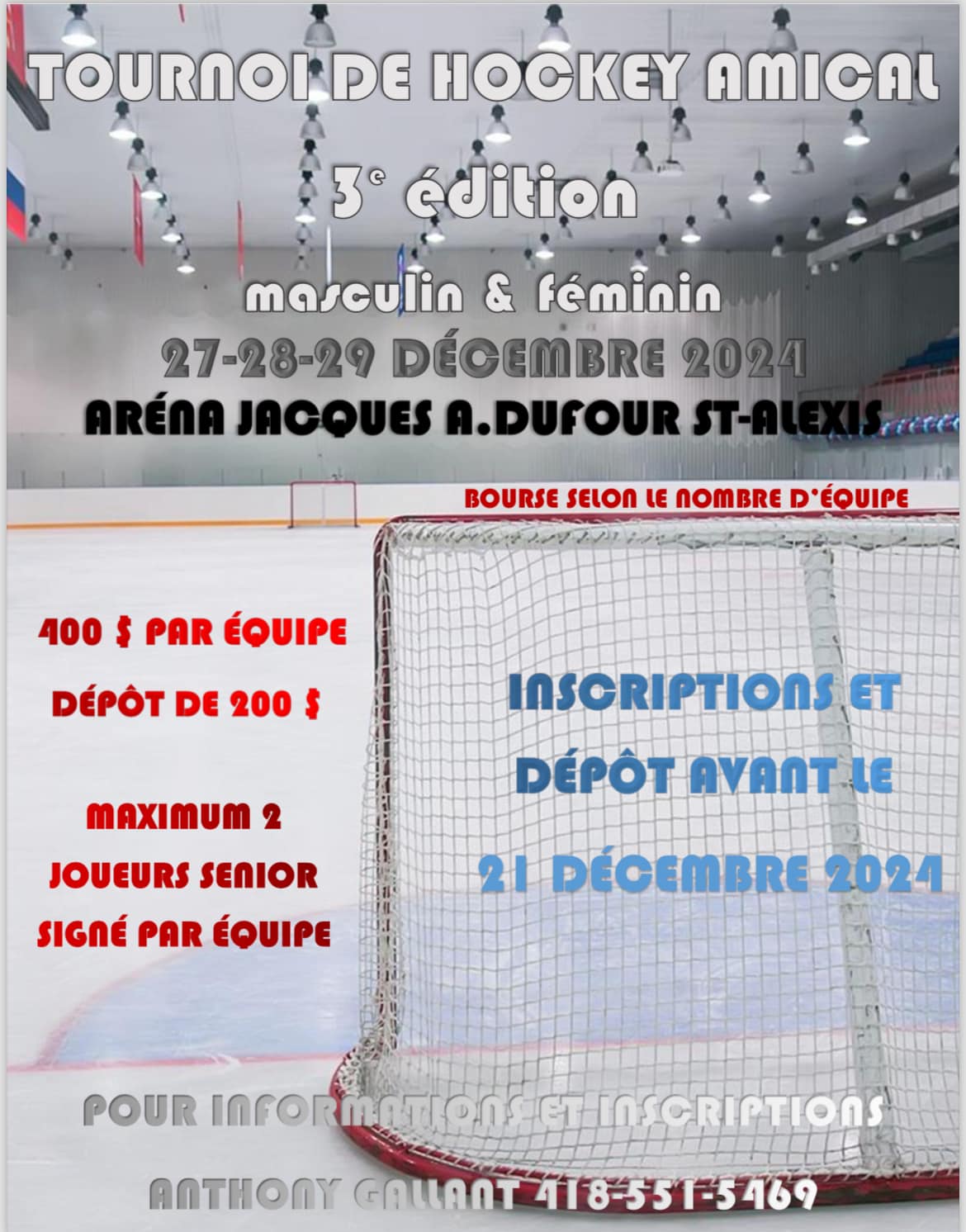 Tournoi de hockey amical