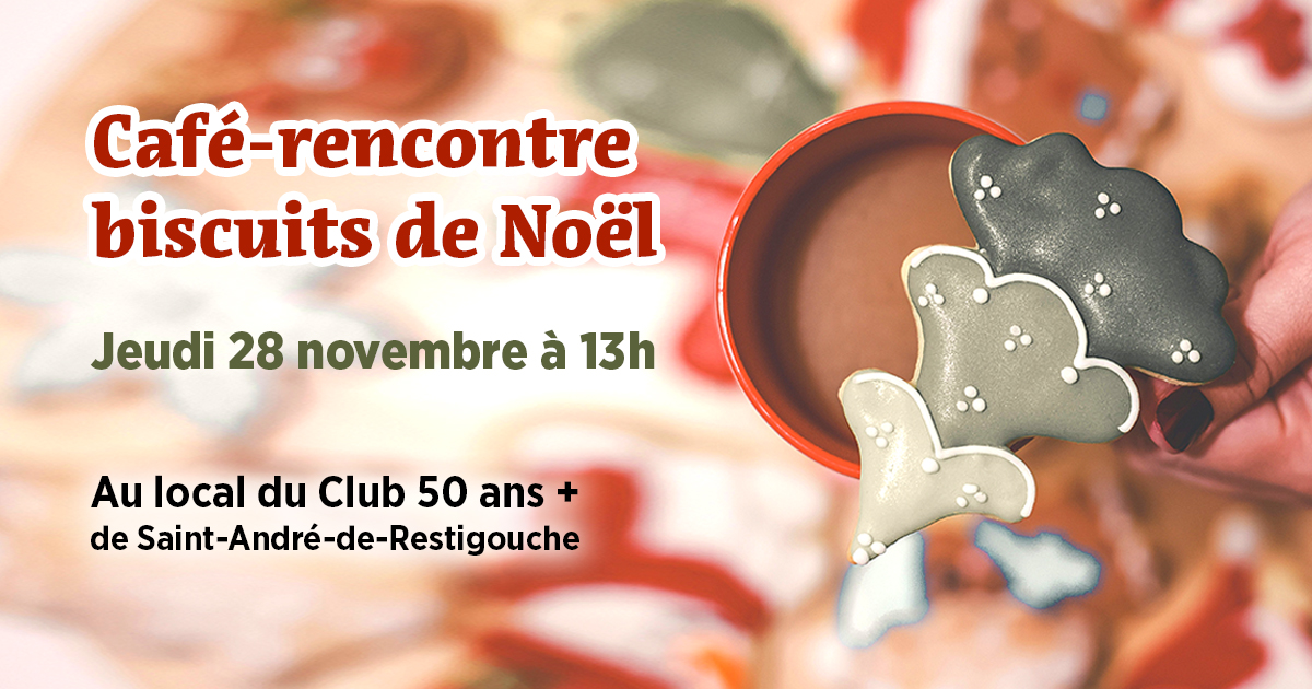 Café-rencontre « biscuits de Noël »