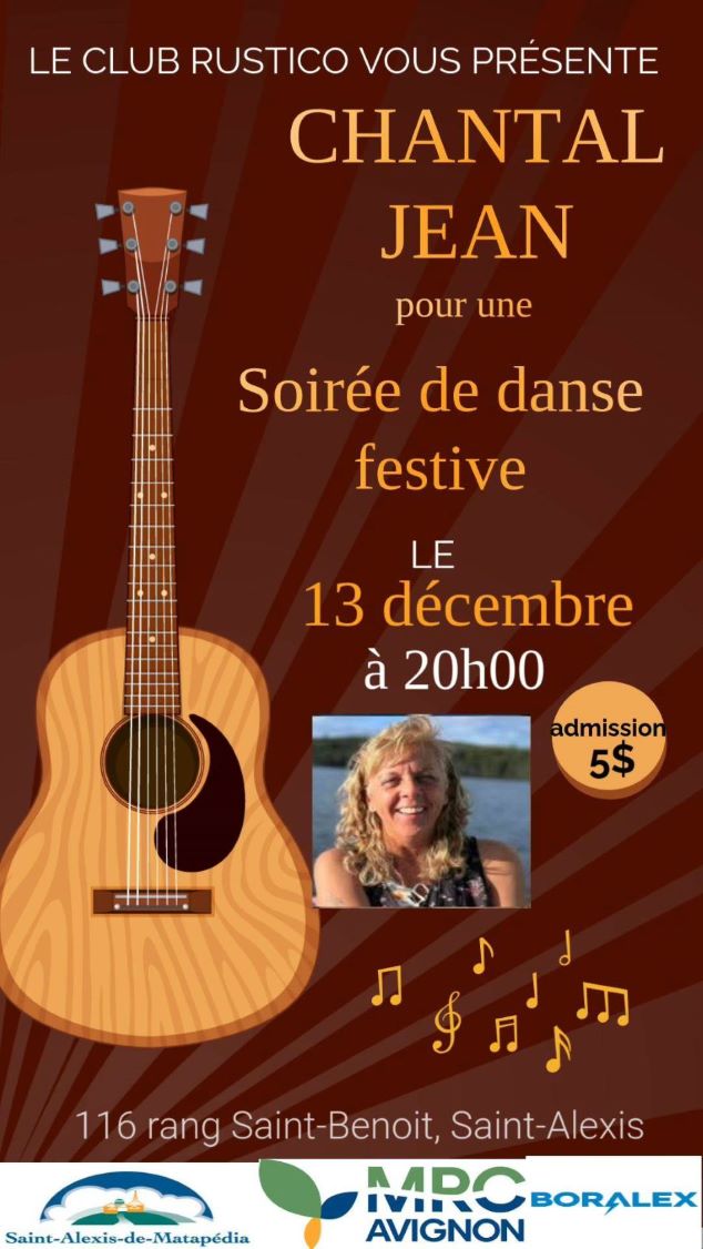 Soirée dansante avec Chantal Jean