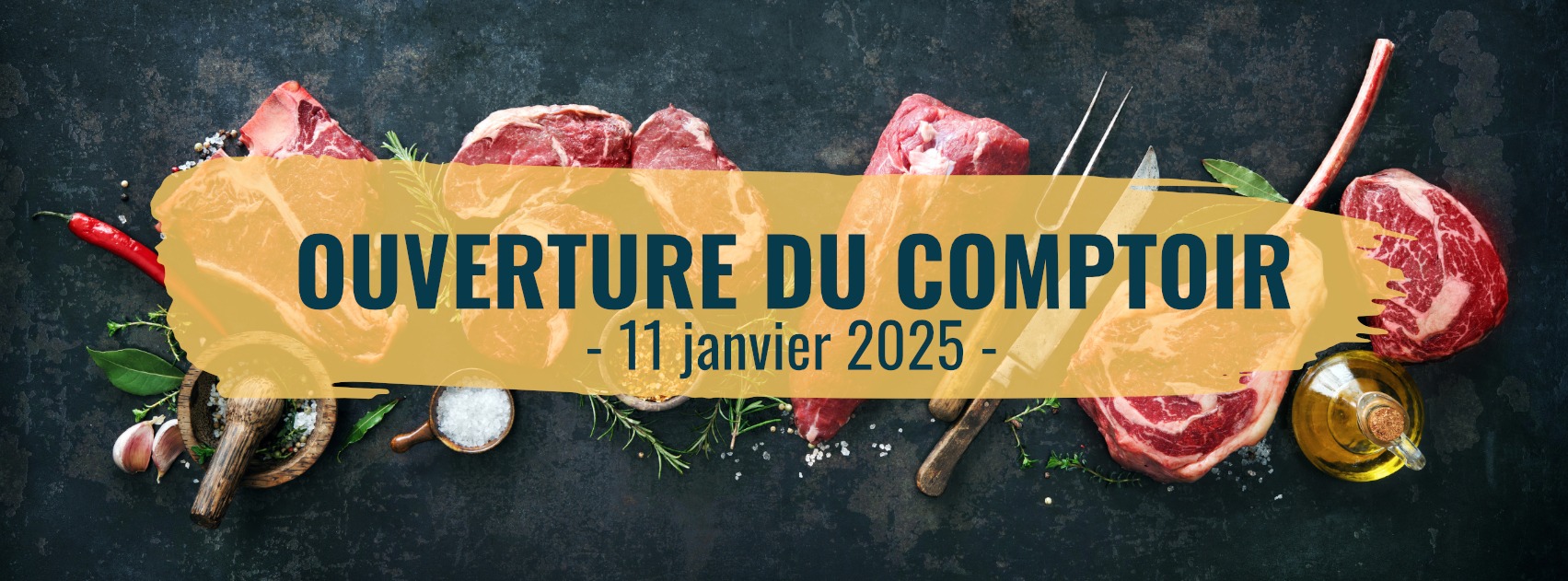 Ouverture du comptoir de viande de veau