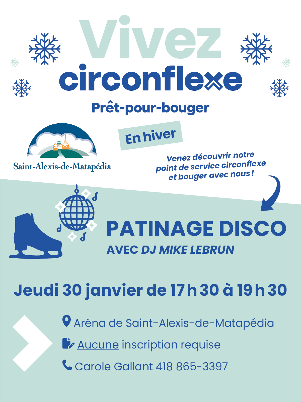 Patinage disco avec DJ Mike Lebrun