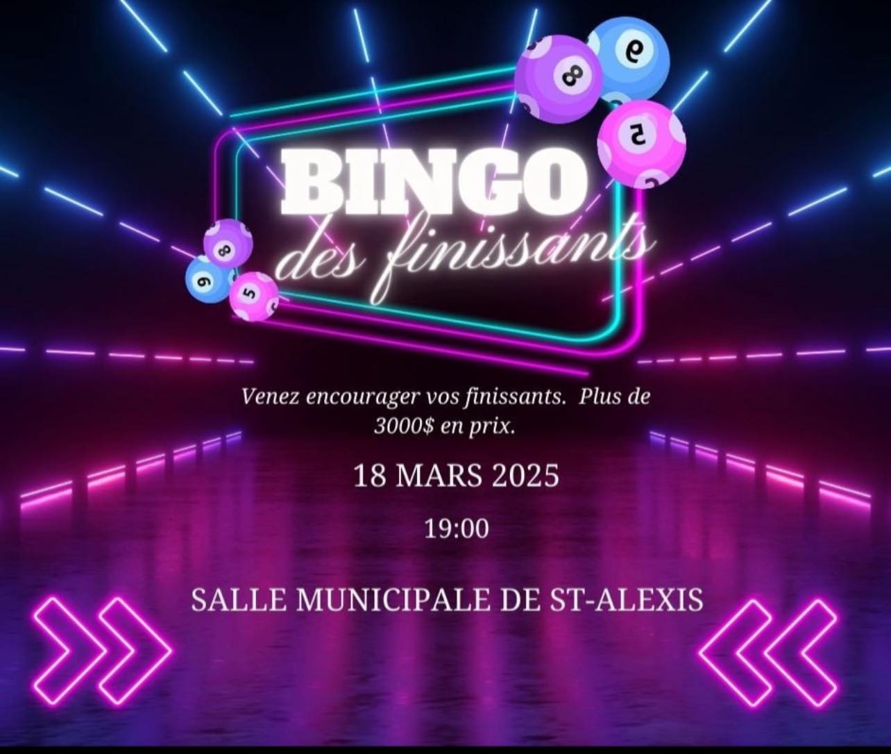 Bingo des finissant(e)s