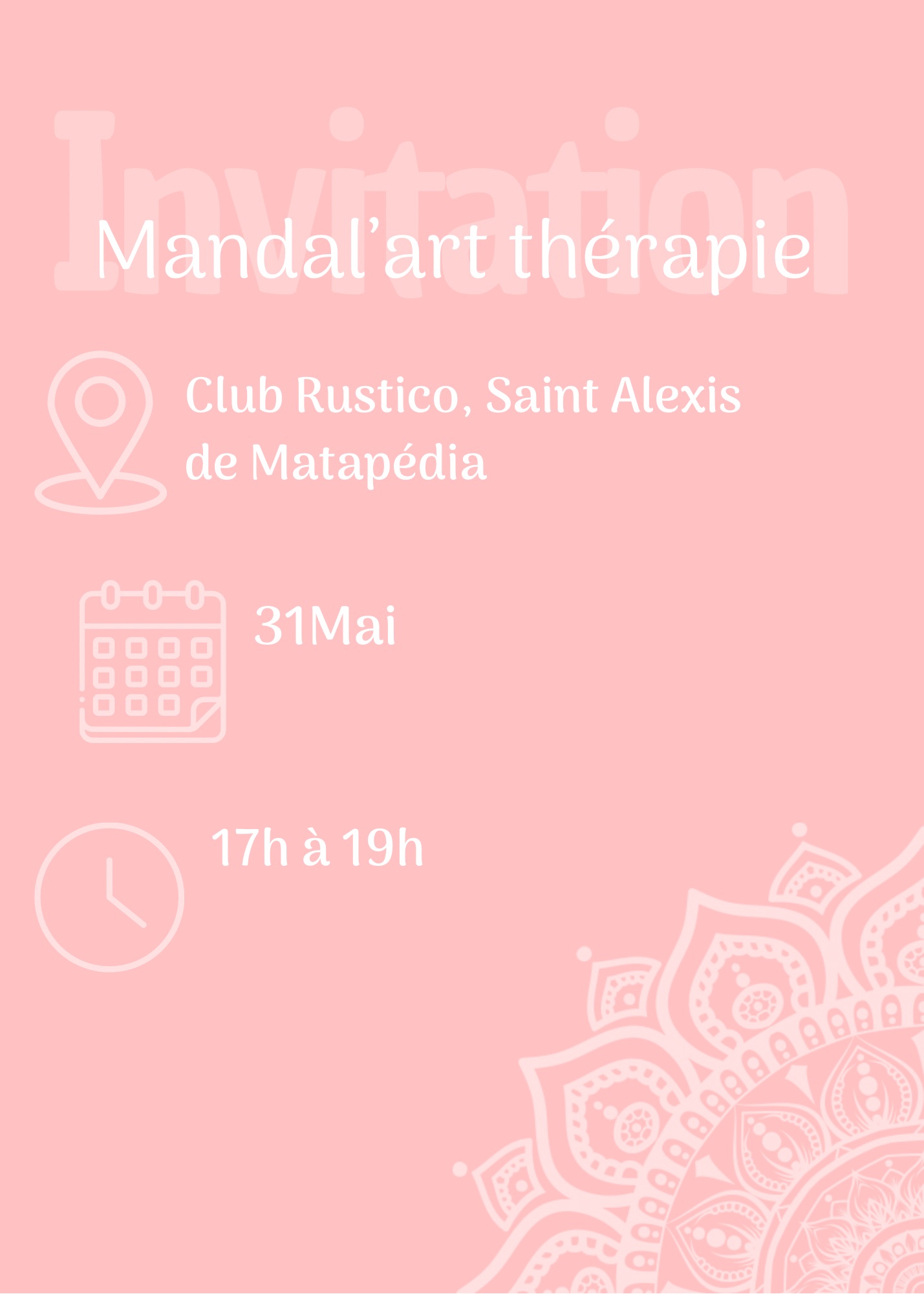 Lancement du livre : Mandal’art thérapie
