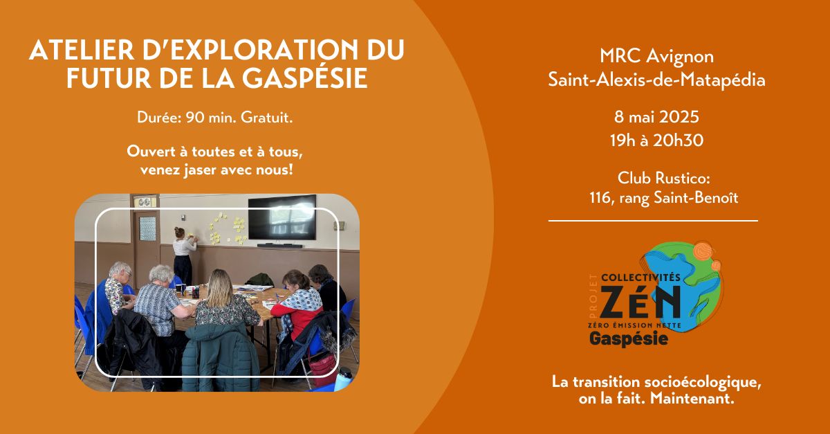 Ateliers d'exploration du futur de la Gaspésie