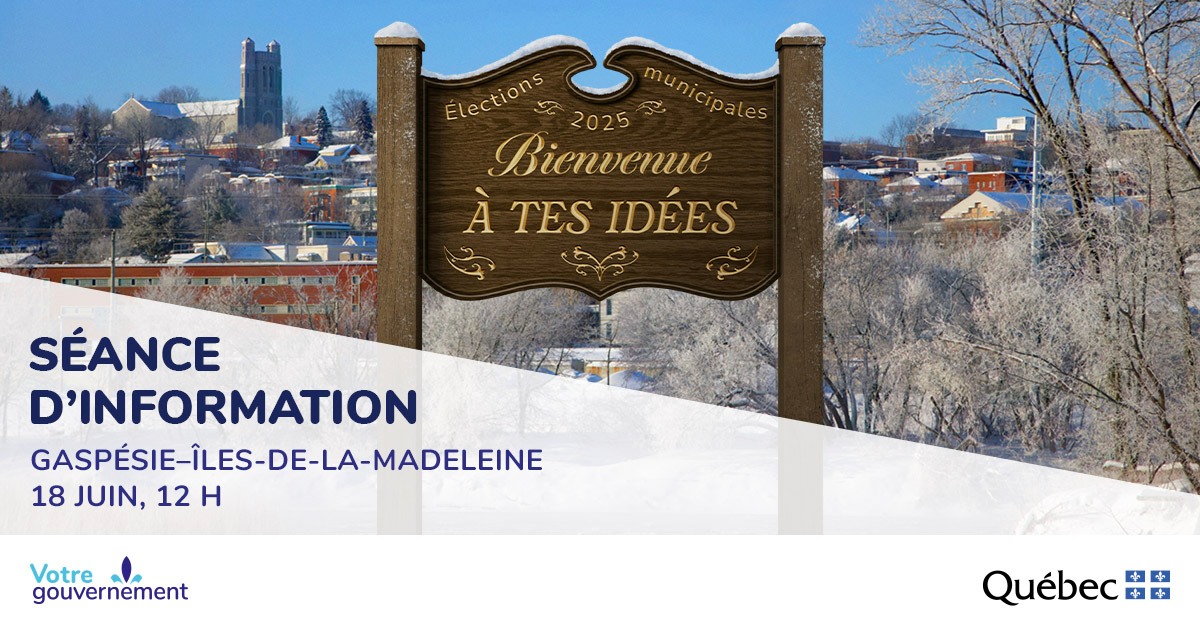 Se présenter aux #ÉlectionsMunicipales2025 – Séance d’information pour la GÎM