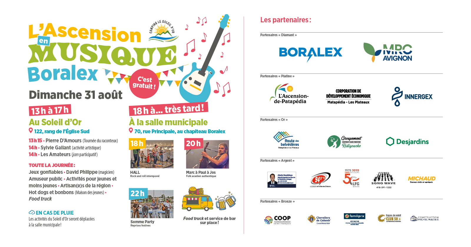 L'Ascension en musique Boralex - Gratuit!