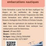 Formation sur le lavage des embarcations pour les opérateurs de stations de lavage