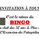Bingo du CLub des 50 ans et + de L'Ascension