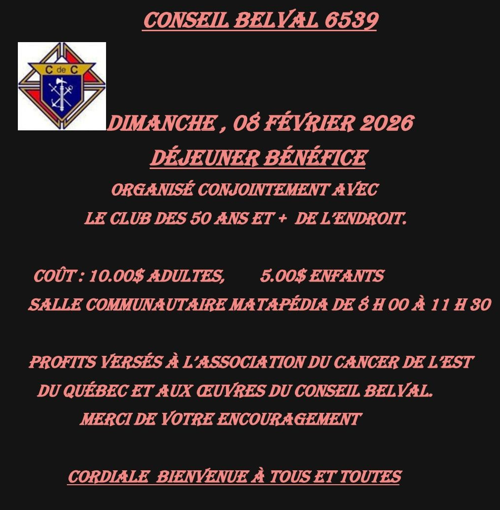 Déjeuner bénéfice