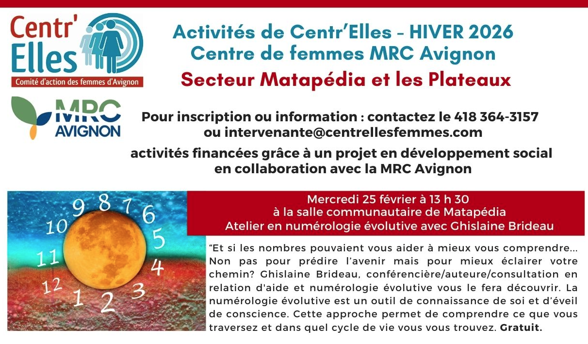 Atelier de numérologie évolutive
