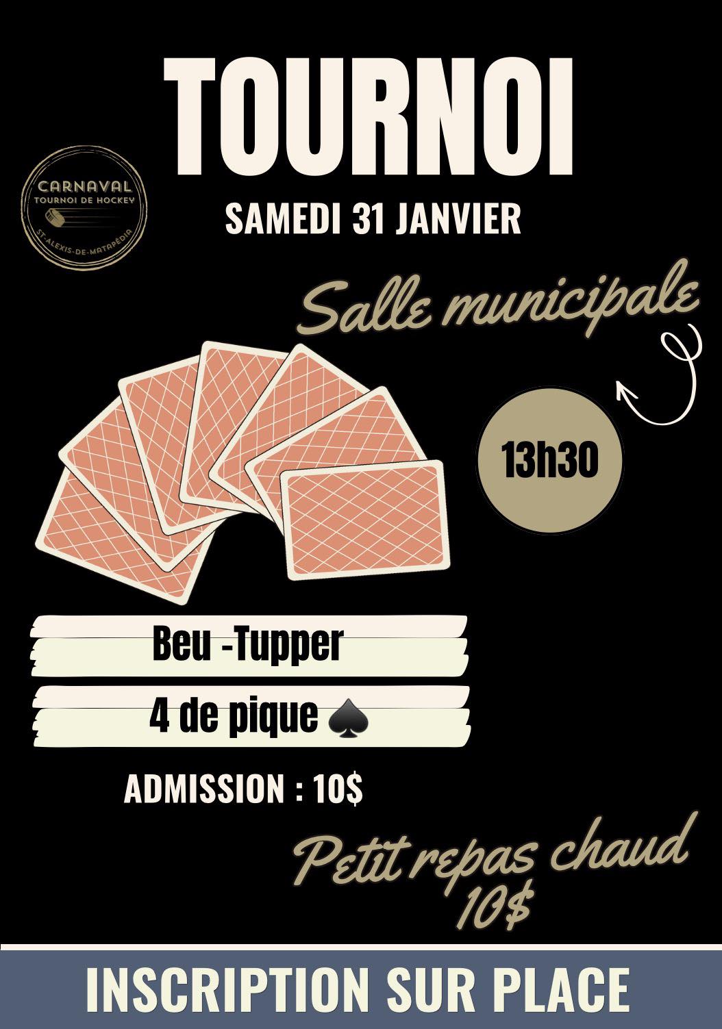 Tournoi Tupper et Beu