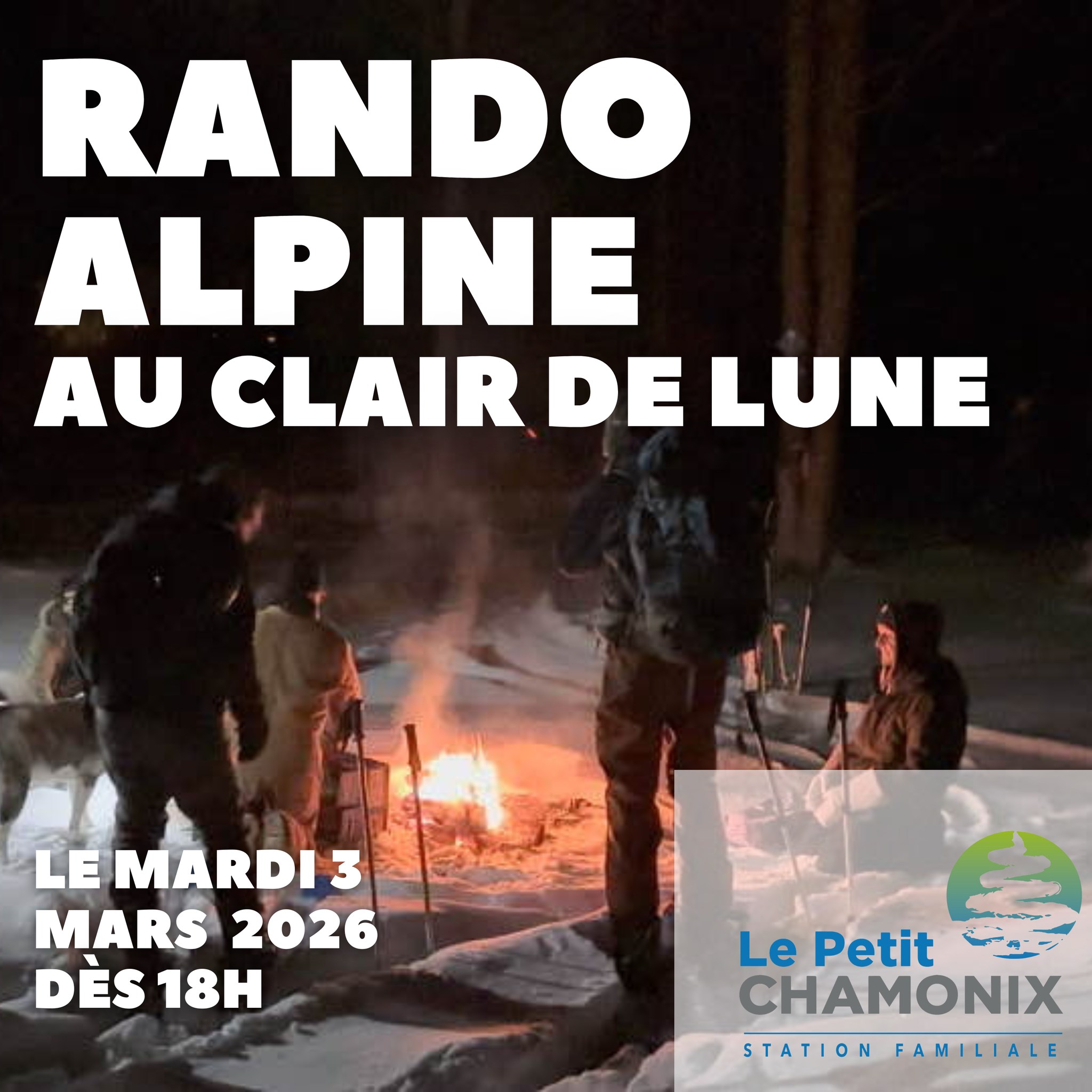 Rando Alpine au clair de lune