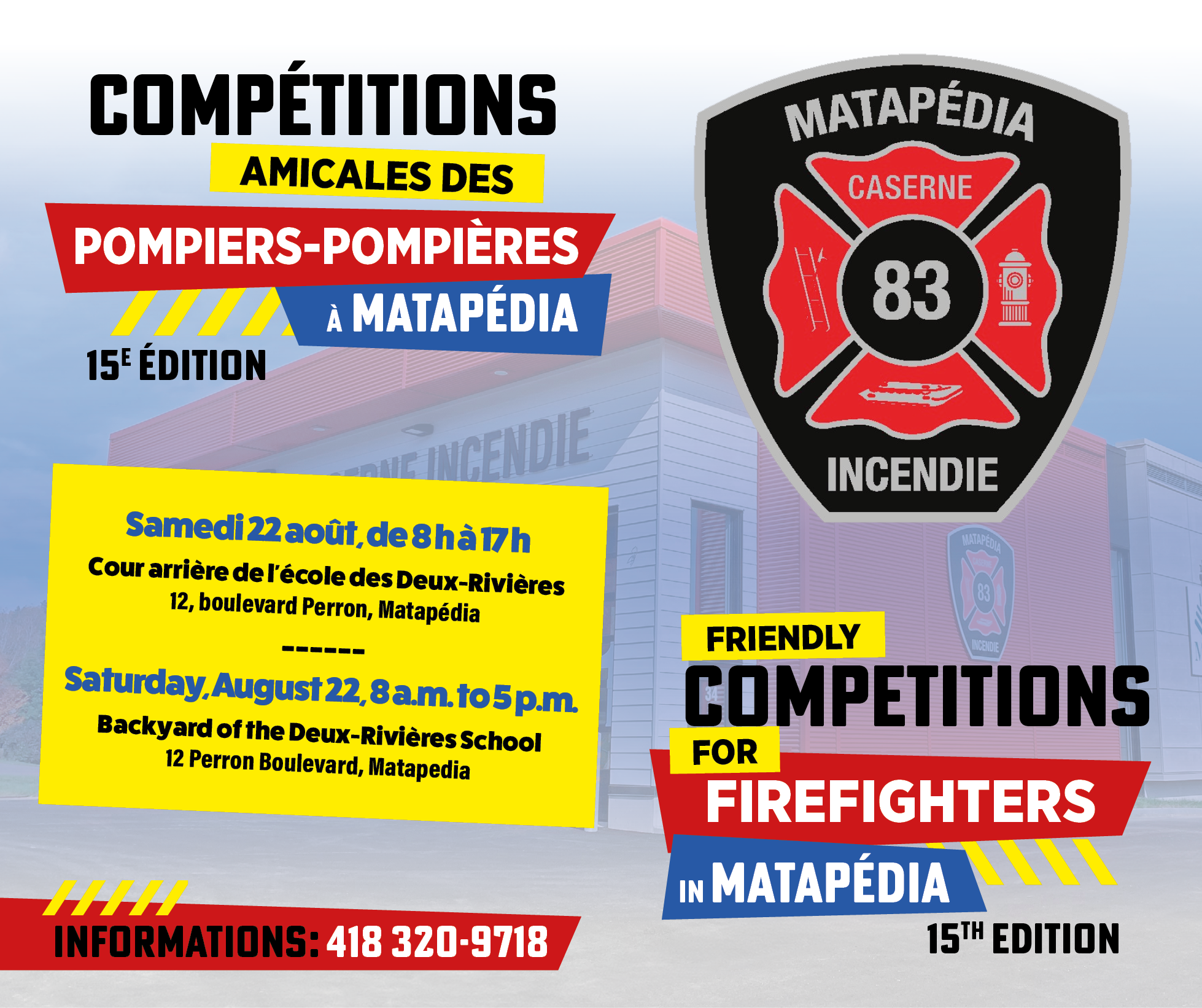 Compétitons amicales des pompiers & pompières