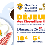 Déjeuner des Chevaliers de Colomb