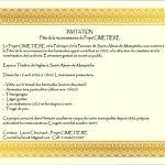 Fête de la reconnaissance du Projet CIMETIERE