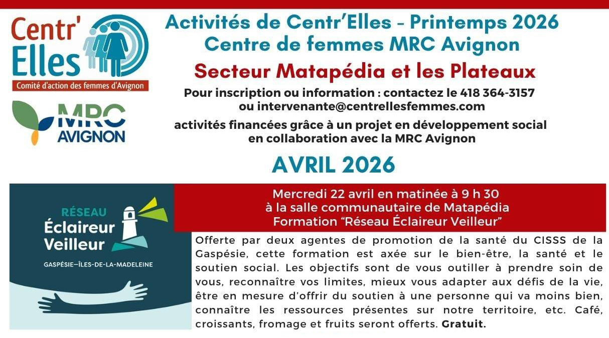 Formation « Réseau Éclaireur Veilleur »