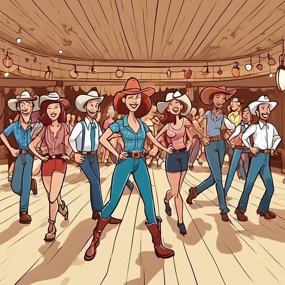 5 à 7 et cours de danse en ligne