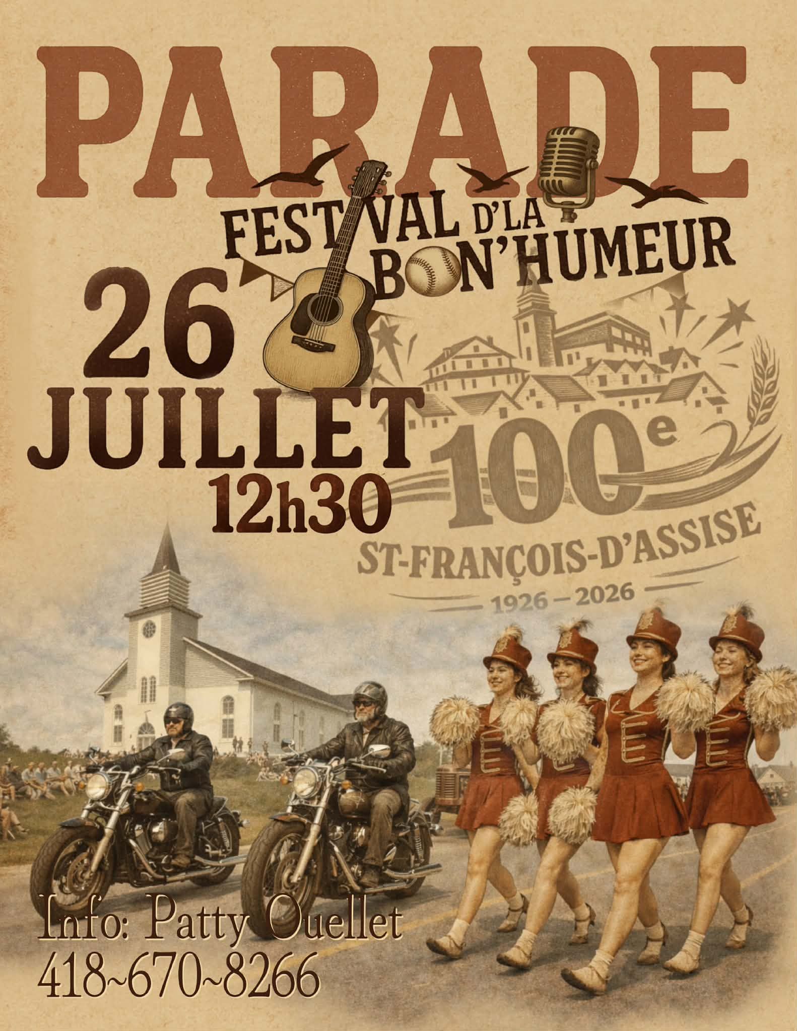 Parade du 100e de Saint-François-d'Assise