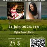 Concert bénéfice avec le pianiste et organiste Théo Curras et la Mezzo-soprano Pascale Boulanger