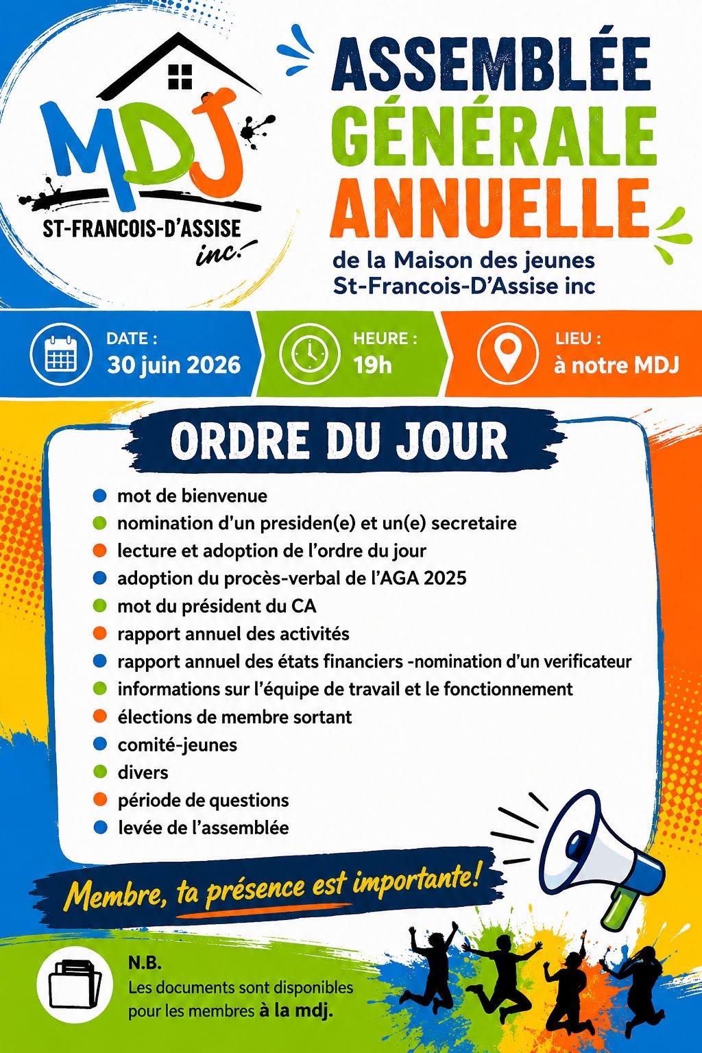 AGA de la Maison des Jeunes