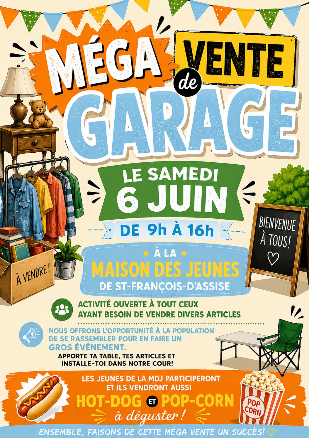 Méga vente de garage