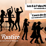 5 à 7 et cours de danse en ligne