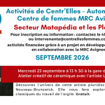 Atelier créatif de céramique avec l’artiste Lhasa Simard
