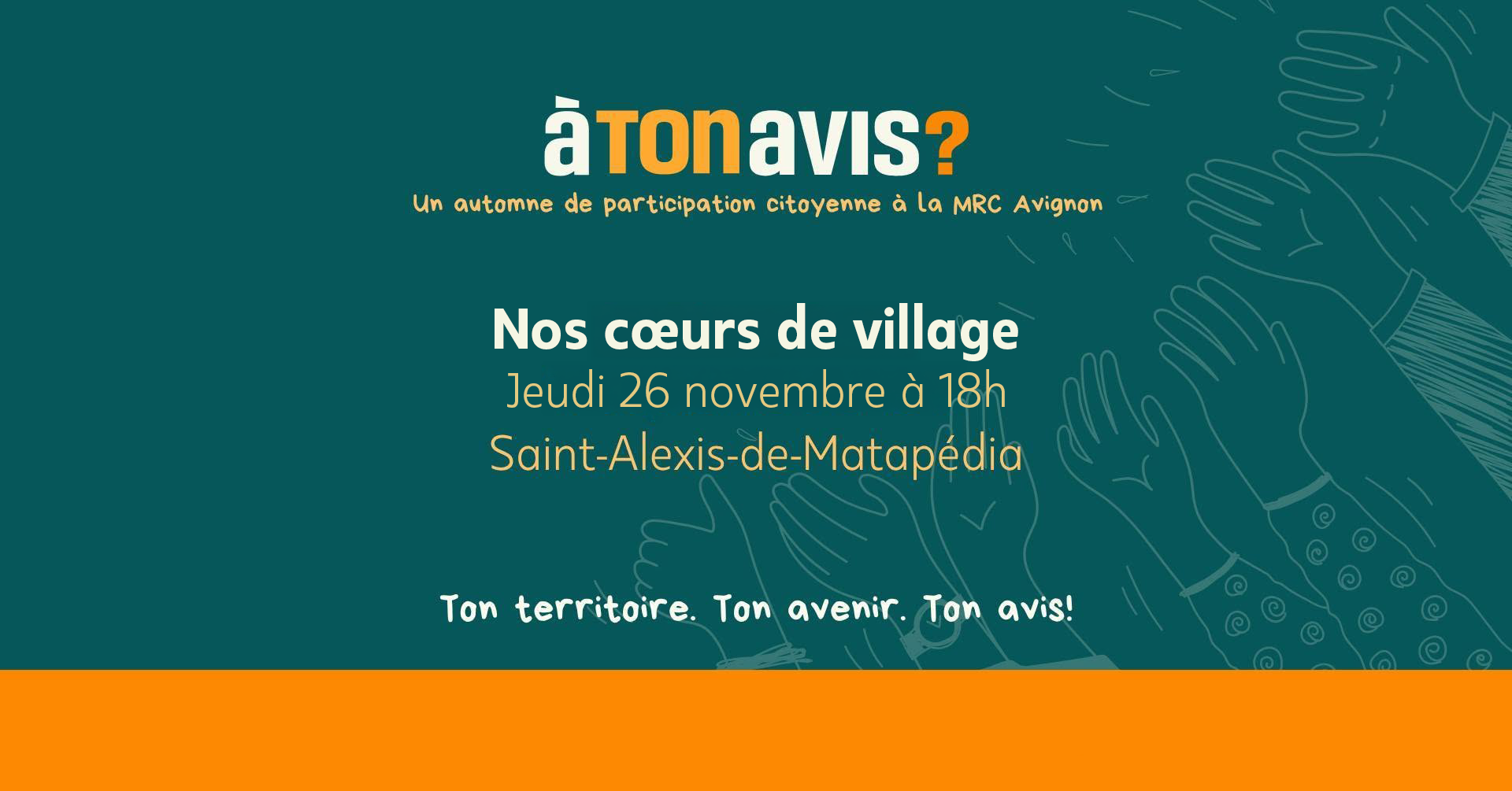 Ateliers participatifs – Nos cœurs de village
