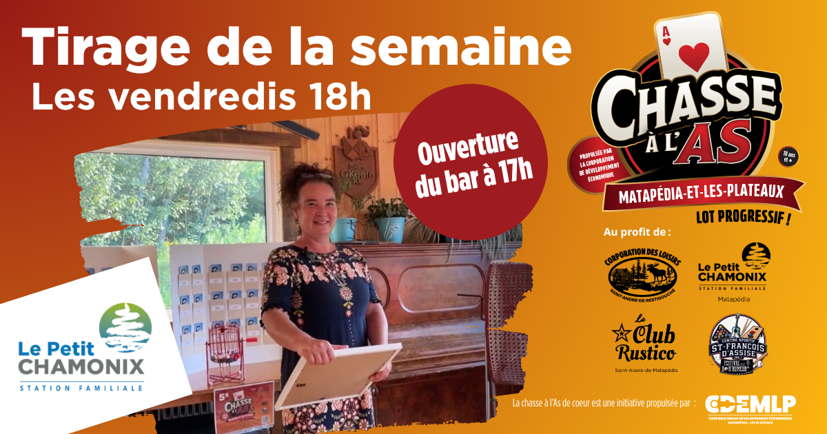 Chasse à l'as - Tirage de la semaine
