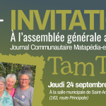 AGA du Journal Tam Tam