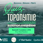 Quiz toponymie - Avignon.Gaspésie