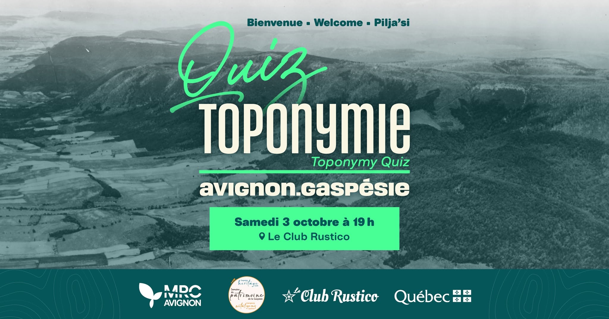 Quiz toponymie - Avignon.Gaspésie