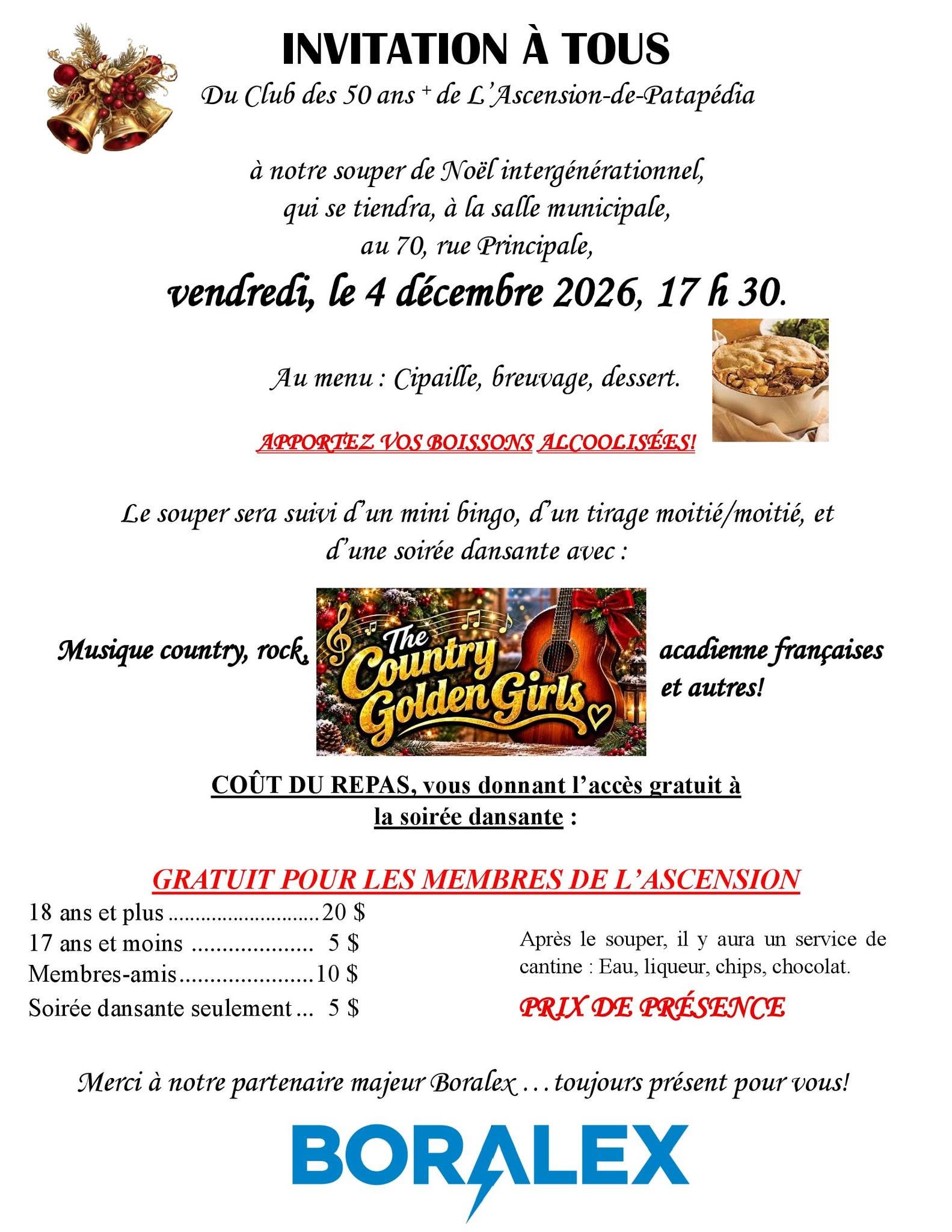 Souper intergénérationnel de Noël