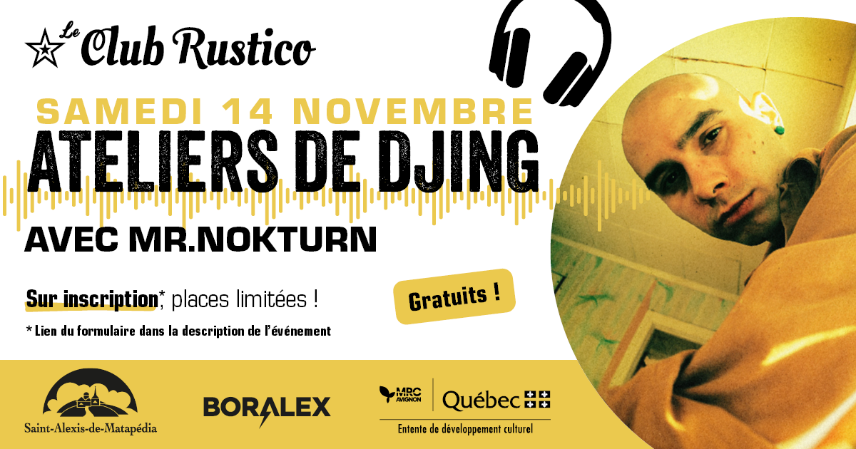 Ateliers de DJing avec Mr.Nokturn 